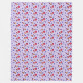 Winter Pattern Design Fleece Blanket (Vorderseite)