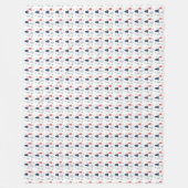 Winter Pattern Design Fleece Blanket (Vorderseite)