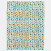 Winter Pattern Design Fleece Blanket (Vorderseite)