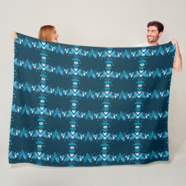 Winter Pattern Design Fleece Blanket