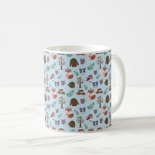 Winter Pattern Tasse (VorderseiteRechts)