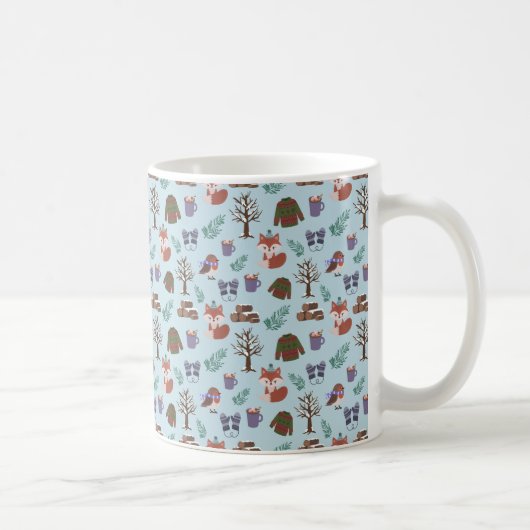 Winter Pattern Tasse (Rechts)