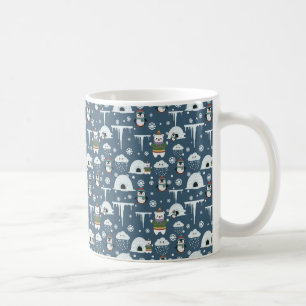 Winter Pattern Tasse