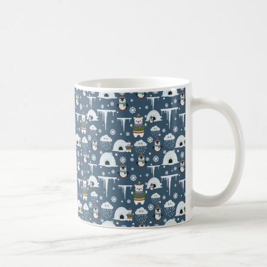 Winter Pattern Tasse (Rechts)