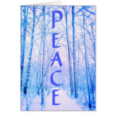 WINTER PEACE BRIGHT CARD (Vorne)