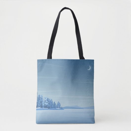 Winter Peace Shopping Errand Tote Bag Tasche (Vorderseite)