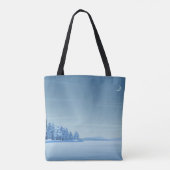 Winter Peace Shopping Errand Tote Bag Tasche (Rückseite)