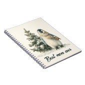 Winter Penguin “Best Mom Ever” Design Notizblock (Rechte Seite)