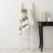 Winter Penguin “Best Mom Ever” Design Sherpadecke (Beispiel)