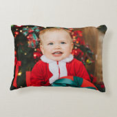 Winter Penguin with Snowman Design Dekokissen (Rückseite)