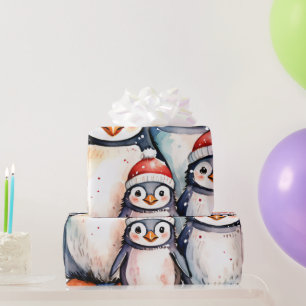 Winter Penguin Wonderland Wrap Geschenkpapier