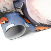 Winter Penguin Wonderland Wrap Geschenkpapier (Rolleneckpunkt)