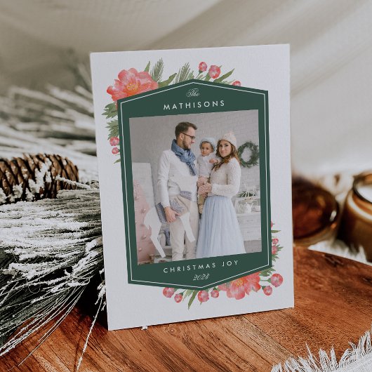 Winter Peony | FOTO Feiertagskarte