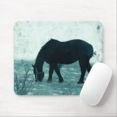 Winter Percheron Mousepad (Mit Mouse)