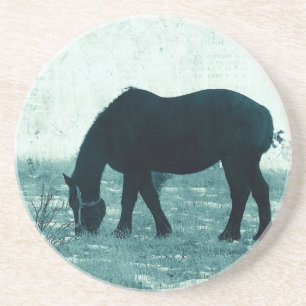 Winter Percheron Untersetzer