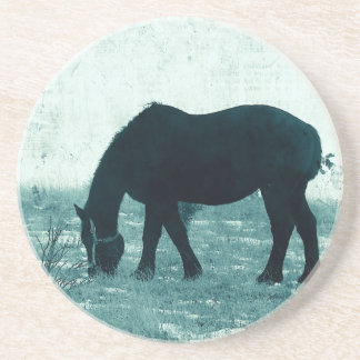 Winter Percheron Untersetzer