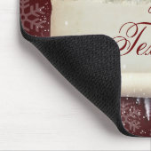 Winter-Pergamentillustration Mousepad (Ecke)