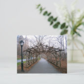 Winter Pergola Central Park New York City NYC Card Postkarte (Stehend Vorderseite)