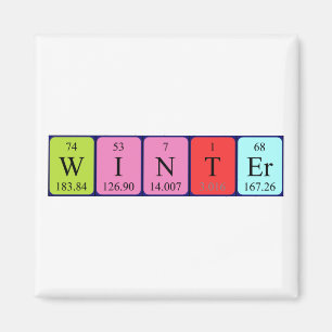 Winter Periodenmagnetmagnet Magnet