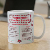 Winter-Pfefferminz-Mocha-Rezept Kaffeetasse