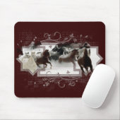 Winter-Pferde Mousepad (Mit Mouse)