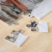 Winter-Pferde Puzzle (Seite)