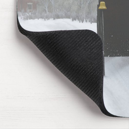 Winter-Pferdeschlitten-Fahrt Mousepad (Ecke)