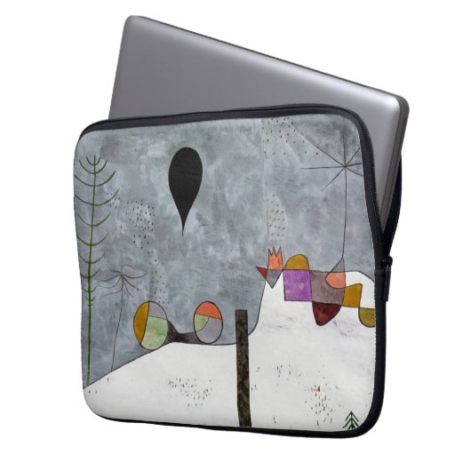 Winter Picture Abstrakt Paul Klee Laptopschutzhülle (Vorderseite Links)