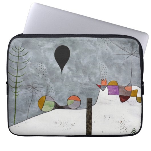 Winter Picture Abstrakt Paul Klee Laptopschutzhülle (Vorderseite)