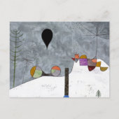 Winter Picture Abstrakt Paul Klee Postkarte (Vorderseite)