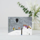 Winter Picture Abstrakt Paul Klee Postkarte (Stehend Vorderseite)