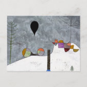 Winter Picture Abstrakt Paul Klee Postkarte (Vorderseite)