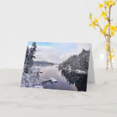 Winter Picture of Snow Karte (Gelbe Blume)