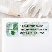 Winter Pine Cone Watercolor Ferienadresse (Insitu)