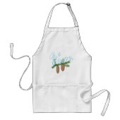 Winter Pine Cones Schürze (Vorne)