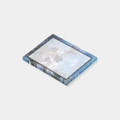 Winter Pine Cones unter einem Sternenhimmel Post-it Klebezettel (angewinkelt)