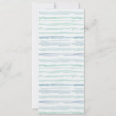 Winter Pine Forest Snowfall Hochzeitskarte Einladung (Rückseite)