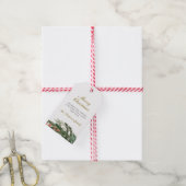 Winter Pine Frohe Weihnachtsgeschenke Tags Geschenkanhänger (Mit Garn)