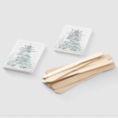 Winter Pine Romance Programm Fans Fächer (Non-assembled)