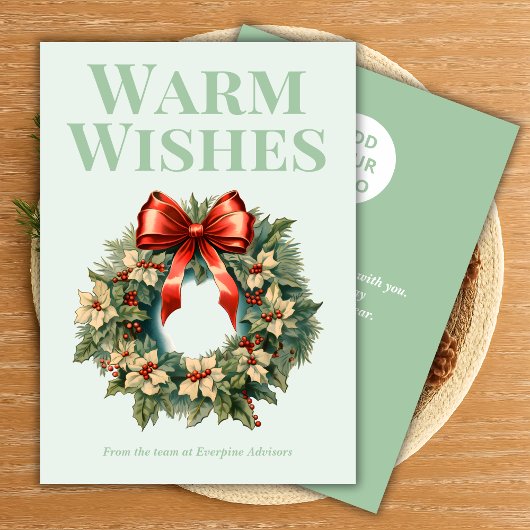 Winter Pine Team Holiday Card Feiertagskarte