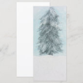 Winter Pine Tree - Acrylmalerei (Vorne/Hinten)