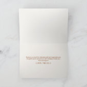 Winter Pine Tree Brautparty Dankeskarte (Innenseite)