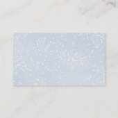 Winter Pine Tree Forest Baby Bear Diaper Raffle Begleitkarte (Rückseite)