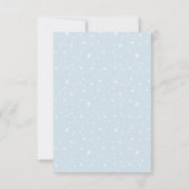 Winter Pine Tree Forest Watercolor Hochzeit RSVP Karte (Rückseite)