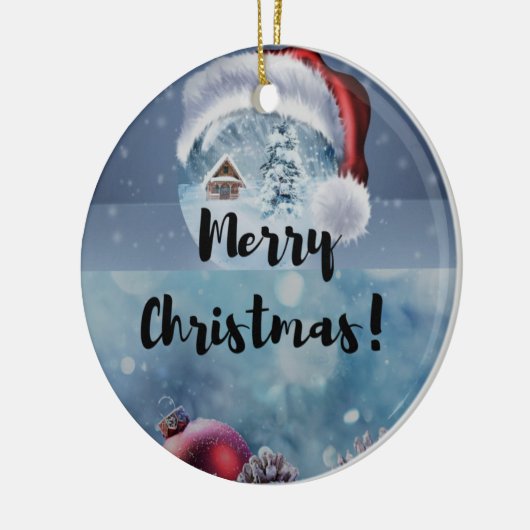 Winter Pine Tree Ornament - Holiday Keepsake (Links)