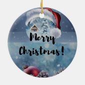 Winter Pine Tree Ornament - Holiday Keepsake (Hinten)