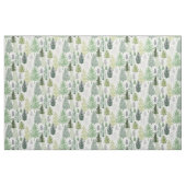 Winter Pine Tree Urlaub  Stoff (Fat Quarter (45,7 x 55,9 cm))