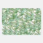 Winter Pine Tree Wasserfarbe Handgemalt Geschenkpapier Set (Vorderseite 2)