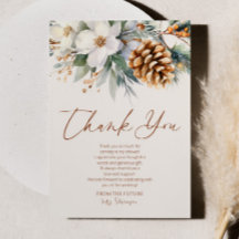 Winter Pine Tree Weihnachtsfest Brautparty