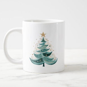 Winter Pine Tree Weihnachtskaffee Tasse